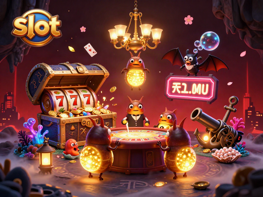 Experience thrilling slot adventures in a cave casino filled with glowworms and treasure.