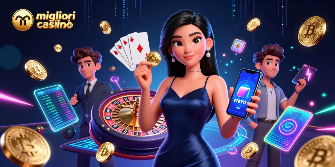 Scopri l'emozione dei migliori casinò online con un giocatore elegante, che mostra elementi di scommesse vibranti.