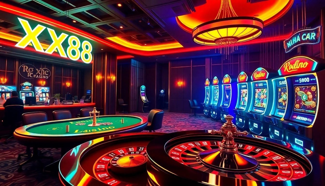 Experience the thrill of gambling at Nhà cái XX88 with vibrant casino games and engaging interfaces.