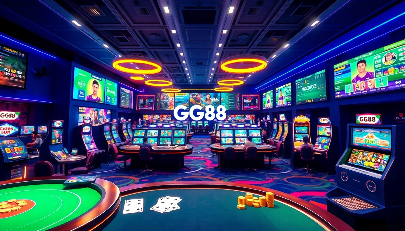 Exciting online gaming experience at GG888info with vibrant casino visuals.