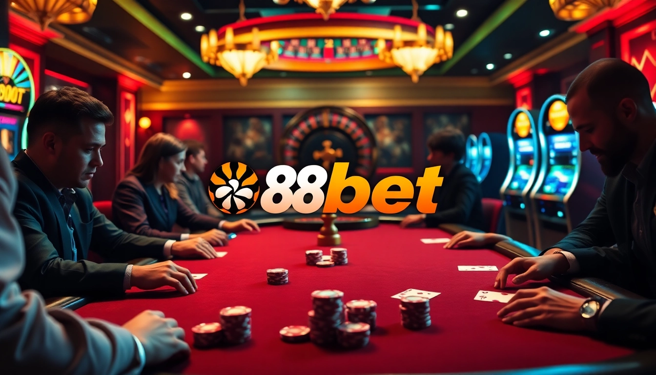 Experience thrilling excitement at the 88bet casino with high-stakes poker and dazzling slot machines.