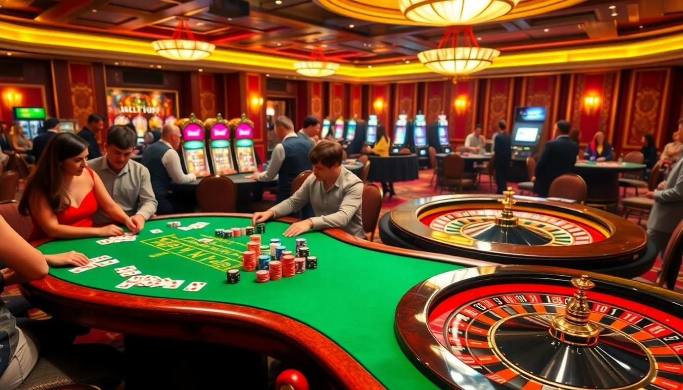 Winning at a poker table in a luxurious casino, inspired by giaimanhacai.news.