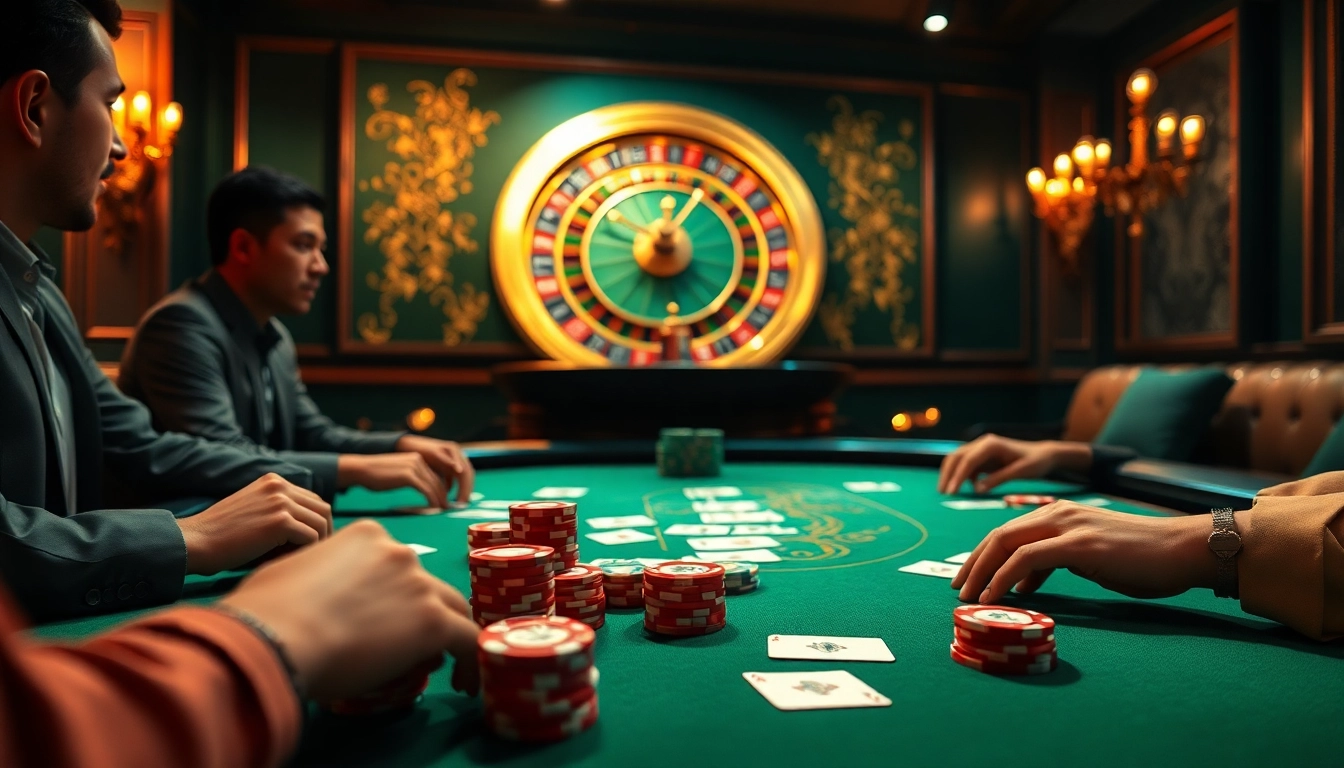 Khela88 লগইন করুন while enjoying a thrilling online casino atmosphere with poker and roulette elements.