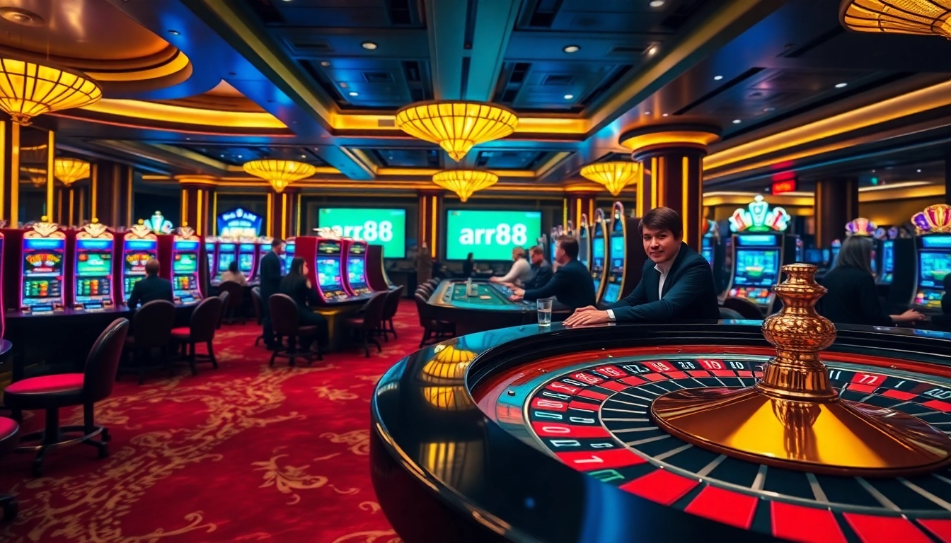 Experience excitement at the rr88 link casino with vibrant games and betting action.